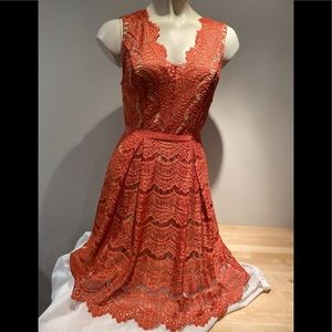 Francesca’s Sleeveless Lace Dress